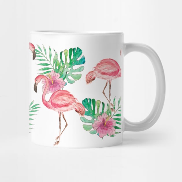 Watercolour Flamingo by Dessi Designs